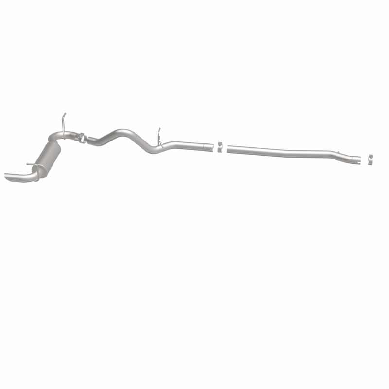 Magnaflow — MagnaFlow 12-14 Jeep Wrangler 4dr Single Straight Rear P/S Exit Stainless C/B Performance Exhaust
Cat-Back - view 7