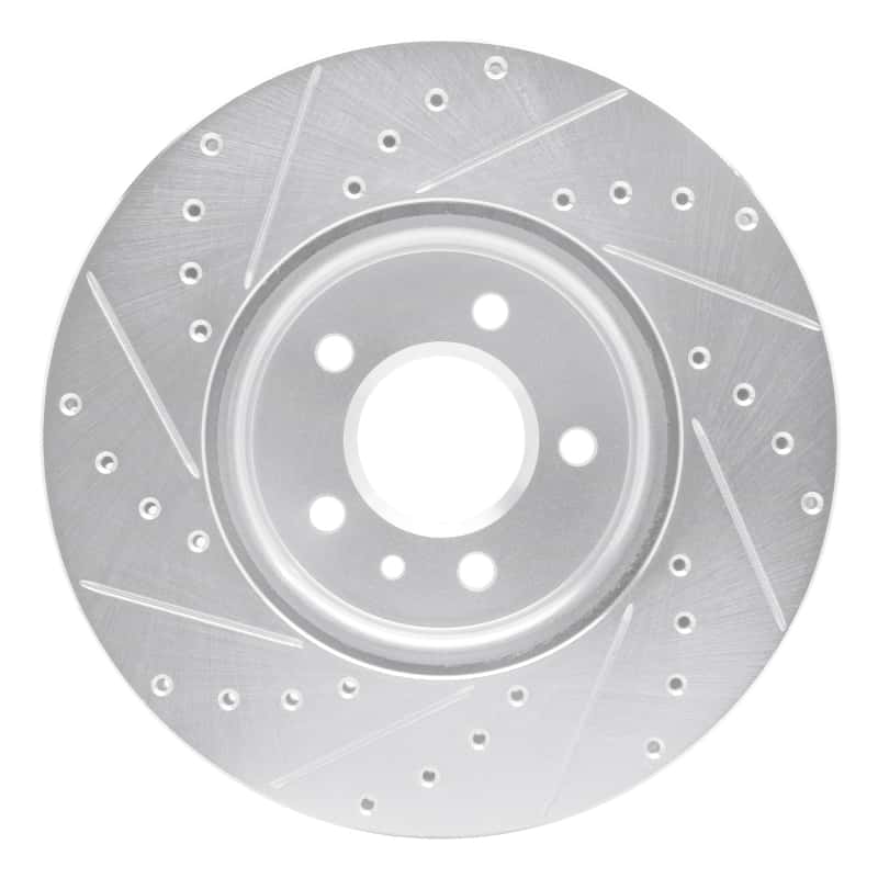 R1 Concepts — R1 14-19 Buick CASCADA Front Right Drilled & Slotted Silver Brake Rotor
R1 Brake Rotor Drill - view 5
