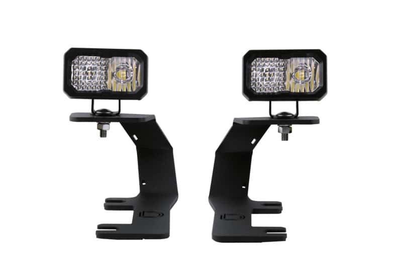 Diode Dynamics — Diode Dynamics 14-19 Silverado/Sierra SSC2 LED Ditch Light Kit Sport - White Combo - view 1