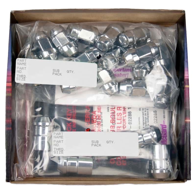 McGard — McGard 5 Lug Hex Install Kit w/Locks (Cone Seat Nut / Bulge) M12X1.5 / 3/4 Hex / 1.45in L - Chrome - view 6