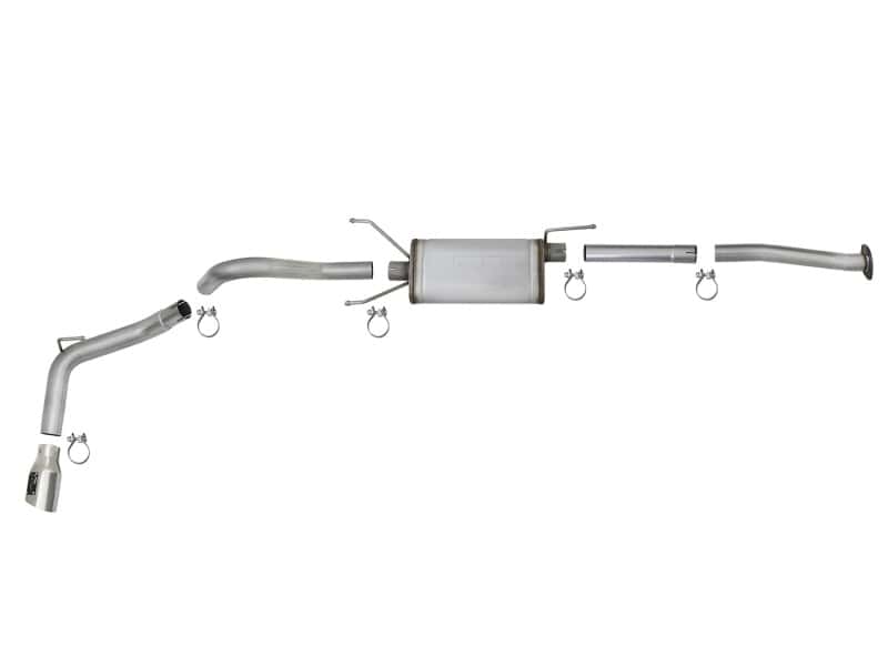 aFe — aFe MACH Force-Xp 2-1/2in 304 SS Cat-Back Exhaust w/ Polished Tips 2016+ Toyota Tacoma 2.7L/3.5L
Cat-Back Exhaust - view 4
