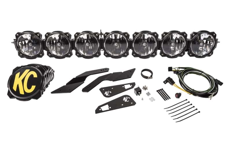 KC HiLiTES — KC HiLiTES Can-Am X3 45in. Pro6 Gravity LED 7-Light 140w Combo Beam Overhead Light Bar System
Gravity LEDs - view 1