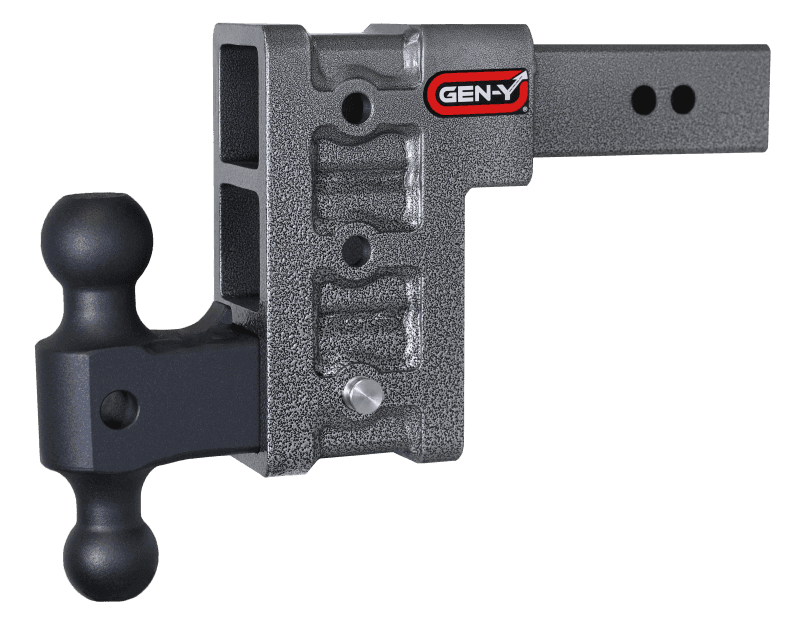GEN-Y Hitch — Gen-Y Mega Duty 2.5in Shank 6in Drop 3K TW 21K Hitch w/GH-061 Dual-Ball
Drop Hitch - view 2