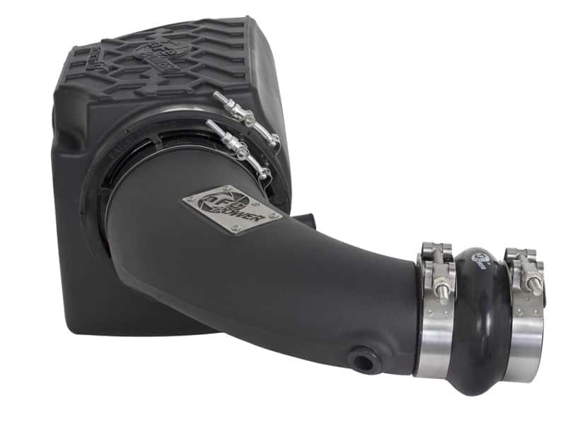 aFe — aFe Momentum GT Stage 2 Dry S Intake System 07-11 Jeep Wrangler (JK) V6 3.8L w/ Mechanical Fan
Momentum GT Intake - view 3