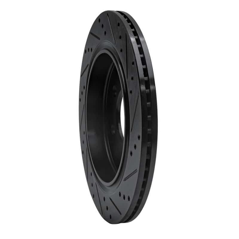 R1 Concepts — R1 15-17 Ford F-150 4WD Rear Left Drilled & Slotted Black Brake Rotor
R1 Brake Rotor Drill - view 4