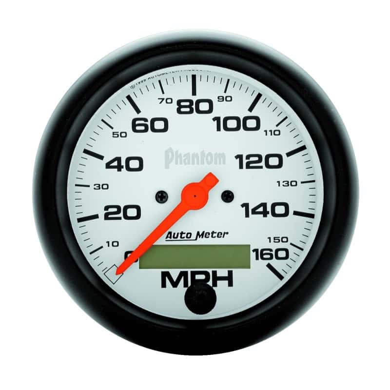 AutoMeter — Autometer Phantom 3-3/8in 160 MPH In-Dash Electric Programmable Speedometer
3-3/8" SPEEDO, 160 M - view 1