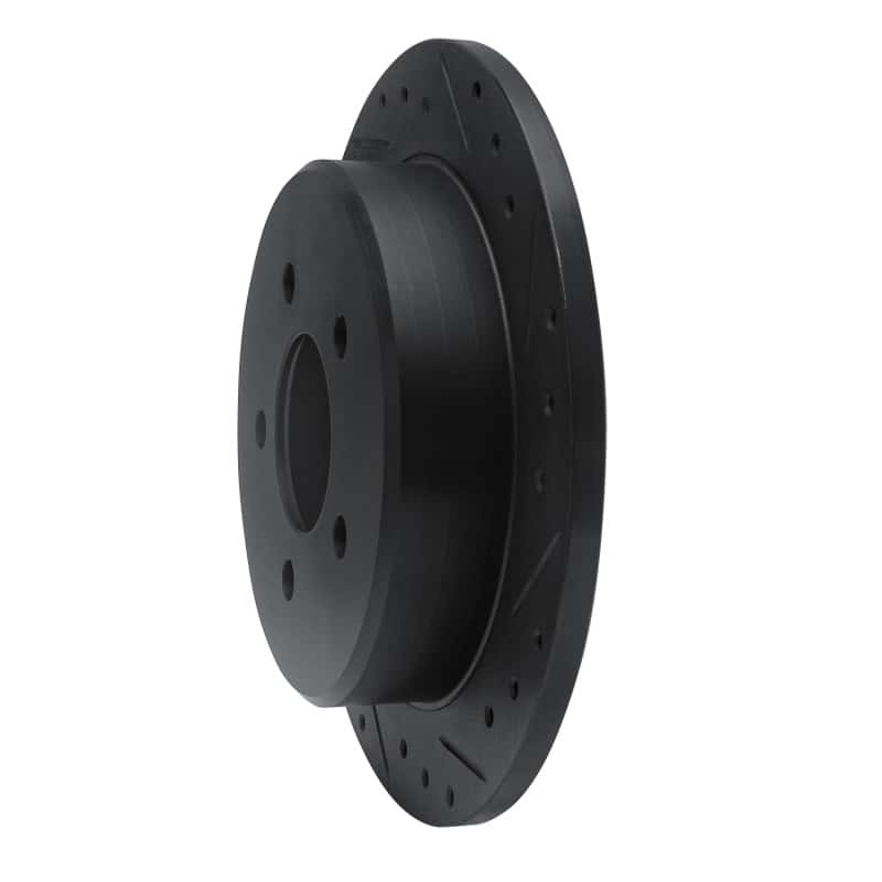 R1 Concepts — R1 95-02 Ford Explorer Rear Right Drilled & Slotted Black Brake Rotor
R1 Brake Rotor Drill - view 2