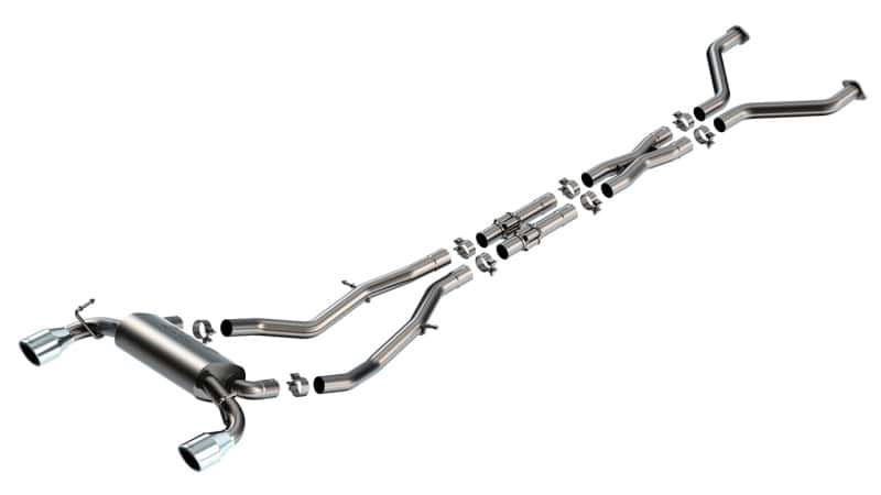 Borla — Borla 23-24 Nissan Z 2.5in S-Type Cat Back Exhaust 4.5in Tip - Stainless Steel Tips
Cat-Back System - view 1