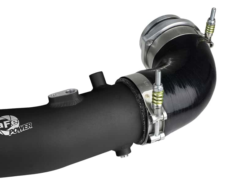 aFe — aFe 2020 Toyota Supra 3.0L 3in Black Intercooler Tube - Hot
Hot Charge Pipe - view 9