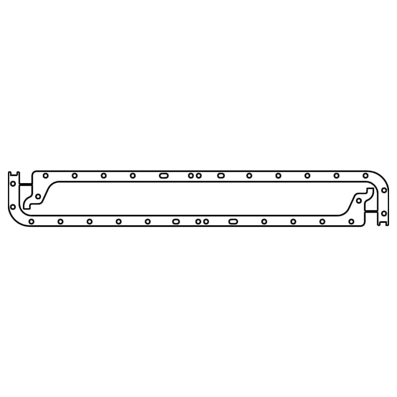 Cometic Gasket — Cometic Jaguar XK6 .060in AFM Oil Pan Gasket Set - Side Rails Only
Oil Pan Gasket Set - view 2