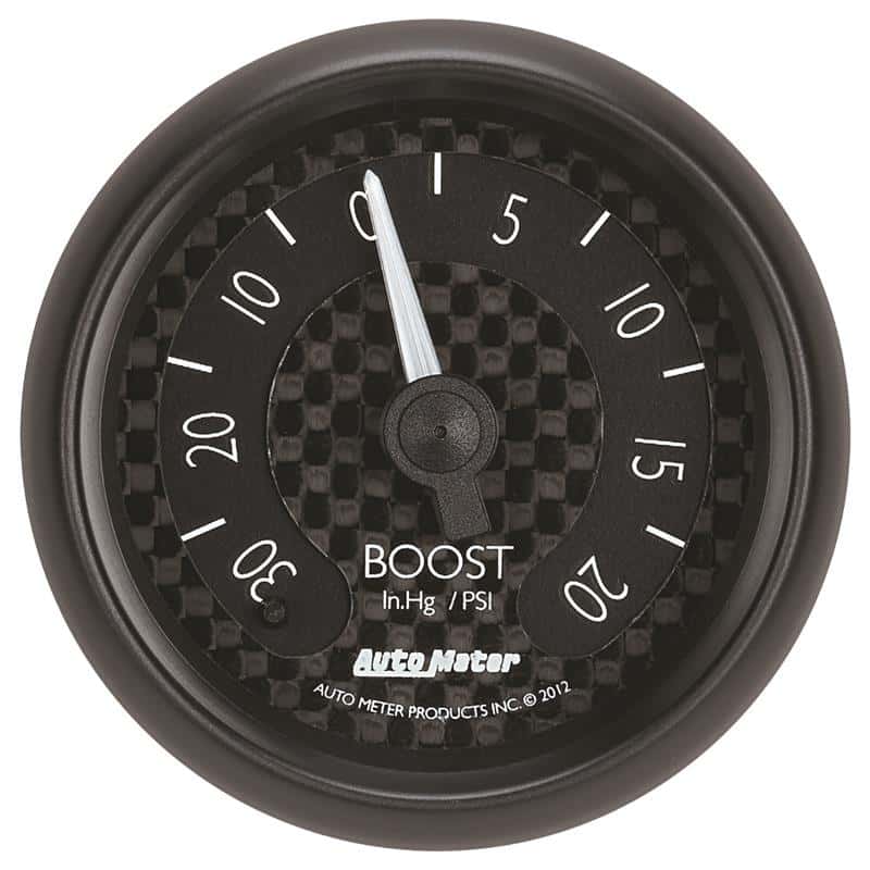 AutoMeter — Autometer GT Series 52mm Mechanical 30 In Hg/20 psi Vacuum/Boost Gauge
2-1/16" BOOST-VAC, 3 - view 1