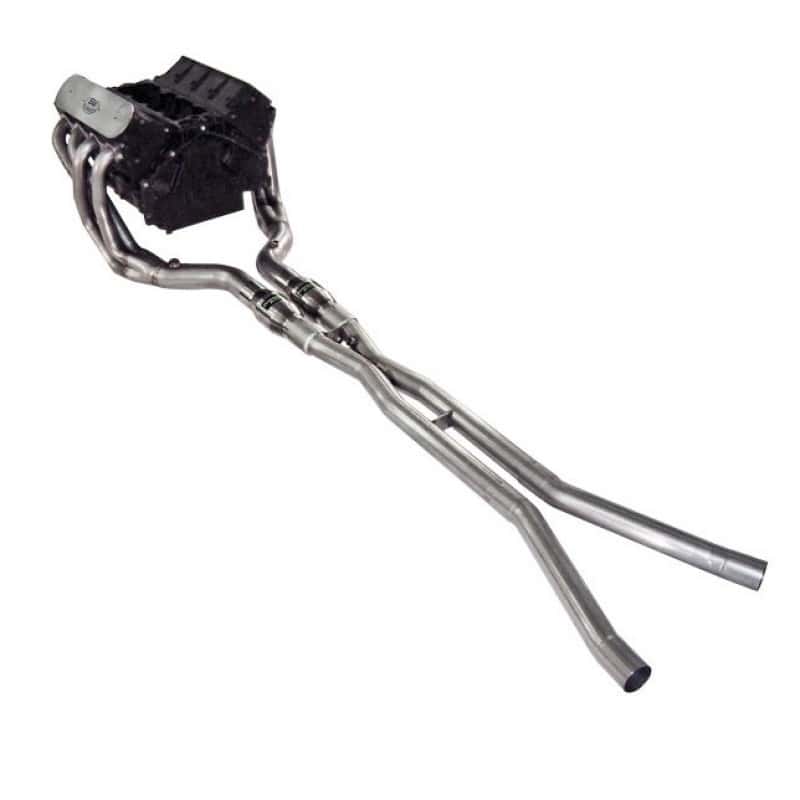 Stainless Works — Stainless Works Chevy Corvette 2005-08 Headers 1-7/8in Primaries X-Pipe with Converters
Exhaust System - view 2