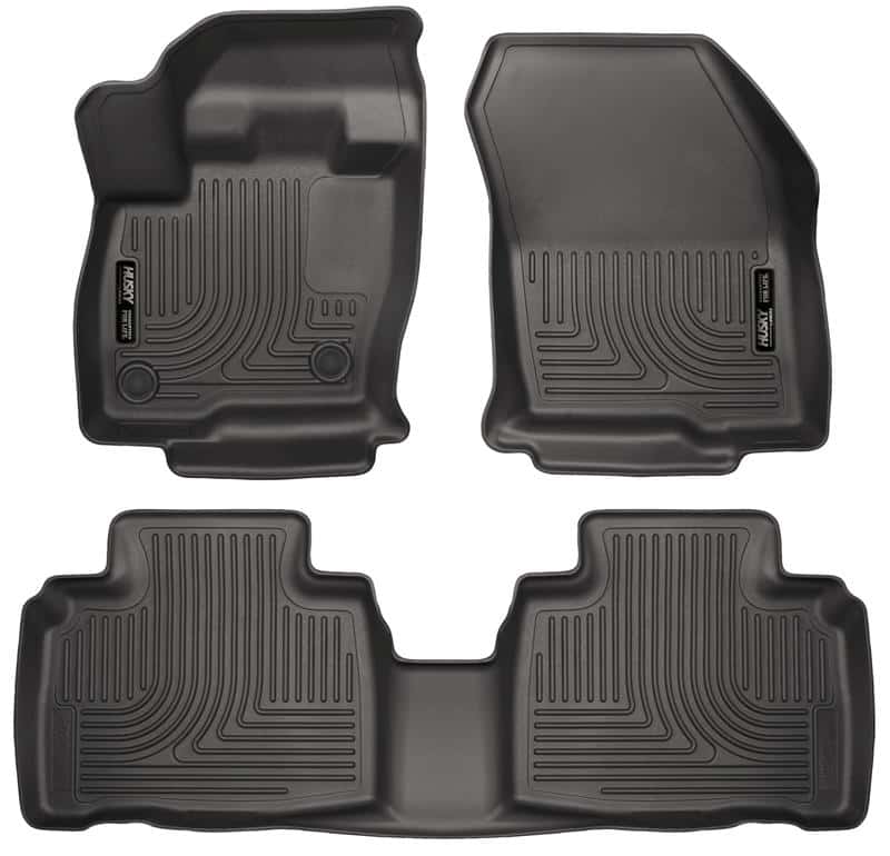 Husky Liners — Husky Liners 2015 Ford Edge WeatherBeater Front & 2nd Row Combo Black Floor Liners
Floor Liners - view 2