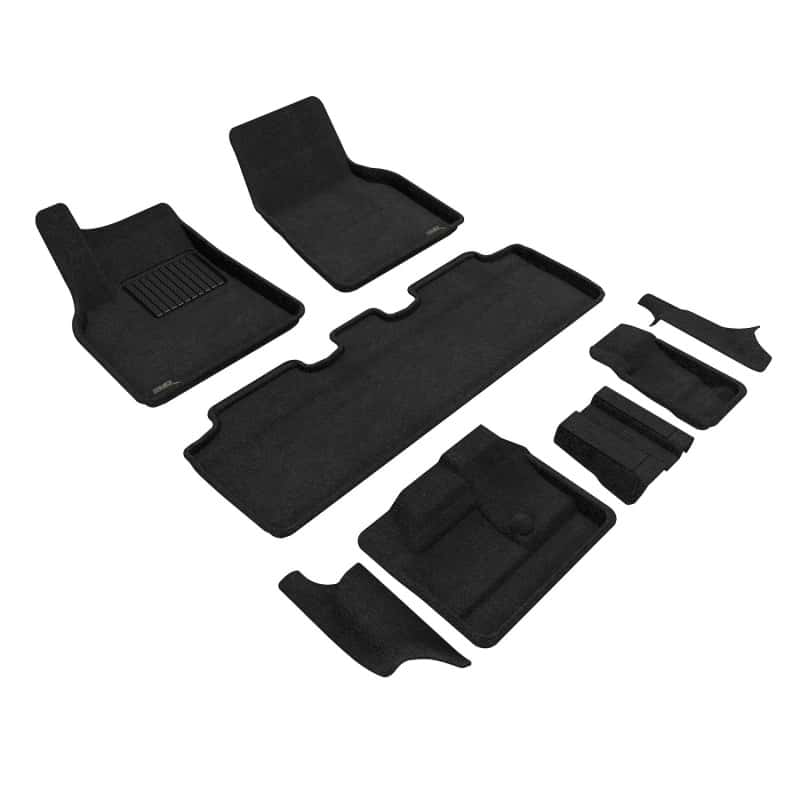 3D MAXpider — 3D MAXpider 21-23 Tesla Model Y 7-Seat Elegant Floor Mat- Black 1St Row 2Nd Row 3Rd Row
Floor Mat Set - view 1