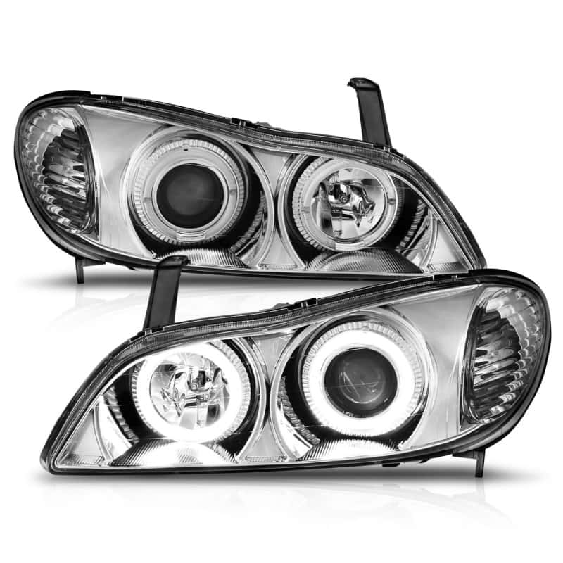 ANZO — ANZO 2000-2004 Infiniti I30 Projector Headlights w/ Halo Chrome
Head Light Set
HdLtSet - view 3