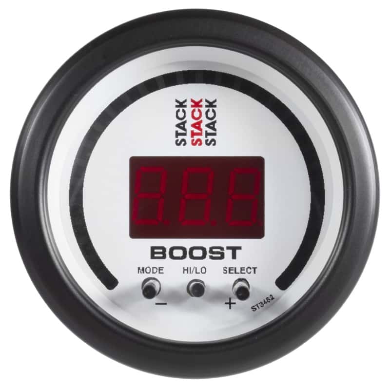 AutoMeter — Autometer Stack 52mm -1 to +2 Bar (-30INHG to +30 PSI) Boost Controller - White
Boost Cntrl Wht 3Bar - view 2
