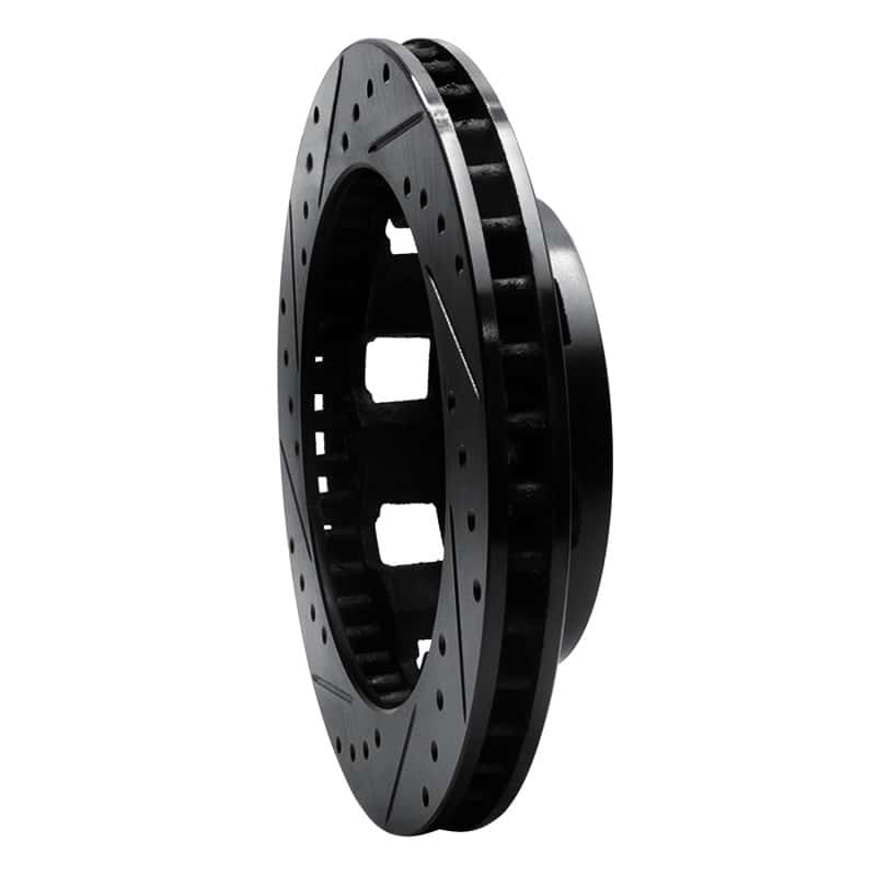 R1 Concepts — R1 75-93 Dodge W200 Front Right Drilled & Slotted Black Brake Rotor
R1 Brake Rotor Drill - view 4