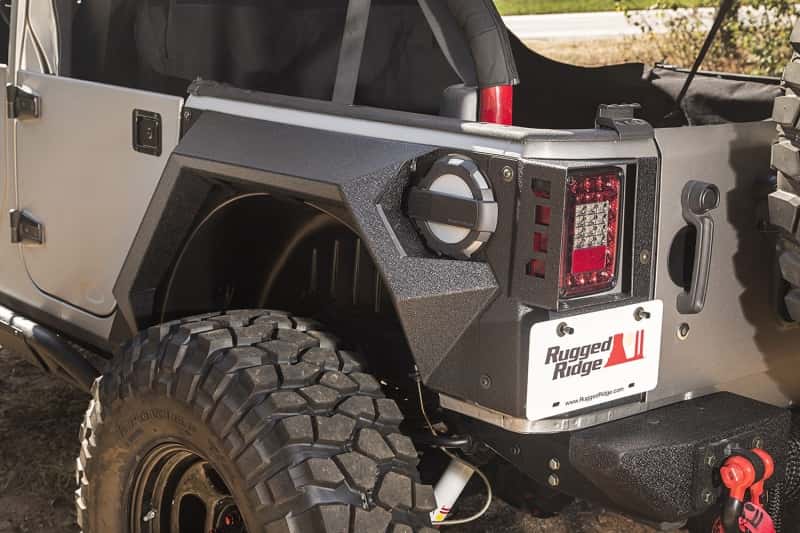 Rugged Ridge — Rugged Ridge XHD Rear Armor Fenders Pair 4 Dr 07-18 Jeep Wrangler JKU
OFFROAD_ARMOR
Fender - view 3