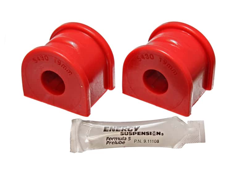 Energy Suspension — Energy Suspension 97-04 Chevy Corvette Red 19mm Rear Sway Bar Bushing Set - Reuse OE Brackets
Sway Bar Bushing Kit - view 5
