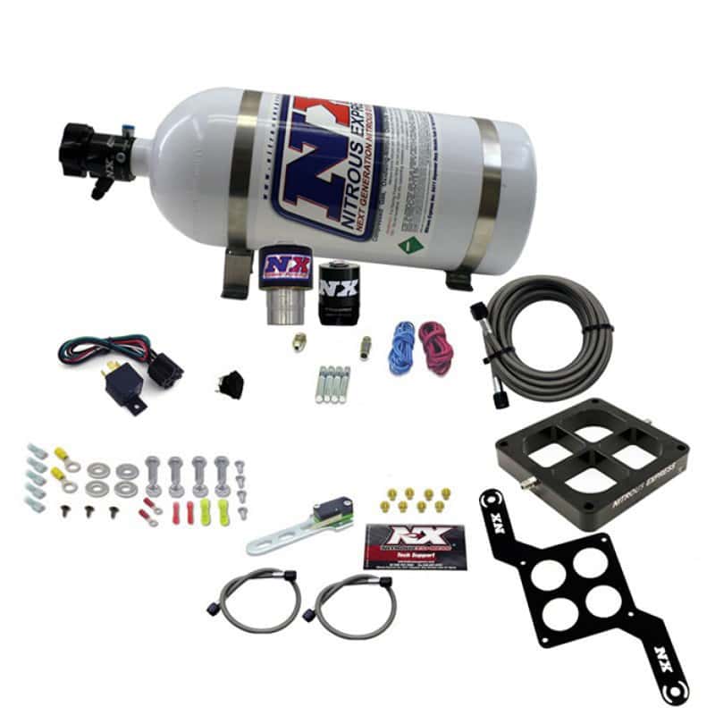 Nitrous Express — Nitrous Express Single Entry Crossbar RNC .178 4500 Flange Nitrous Kit (250-650HP) w/10lb Bottle
Injection System Kit
N2OSys - view 2