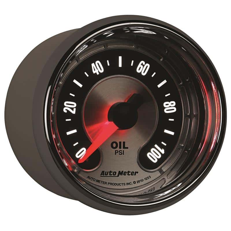 AutoMeter — Autometer American Muscle 52mm Full Sweep Electric 0-100 PSI Oil Pressure Gauge
GA 2" OILP STEPPR AM - view 6