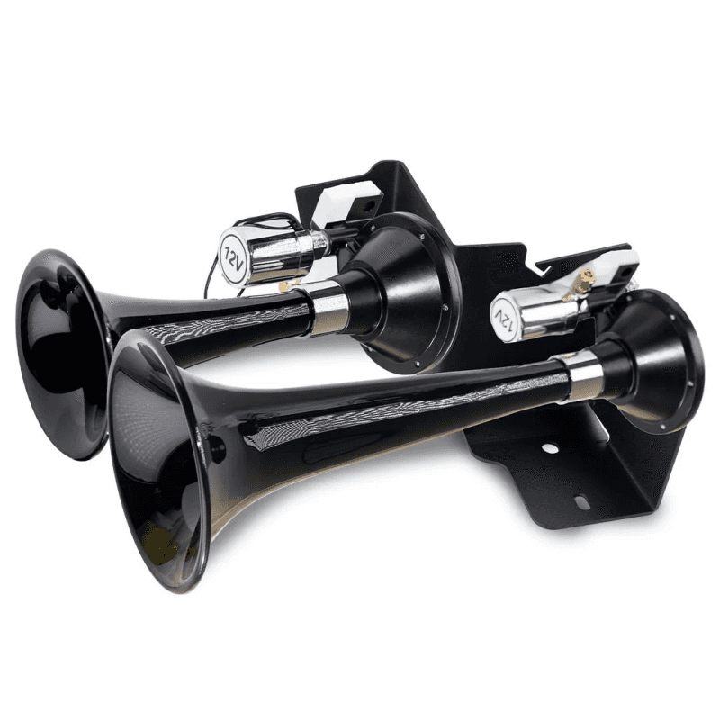 Kleinn Air Horns — Kleinn 18-22 Jeep Wrangler JLU Model 220 Horns
Horn Kit - view 2