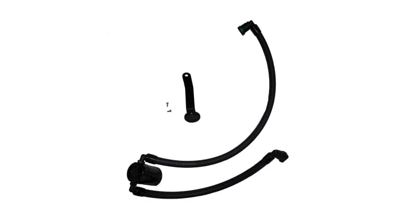 J&L — J&L 2024-2025 Ford Mustang 5.0L Oil Separator 3.0 PCV Side - Black Anodized
Oil Separator - view 1