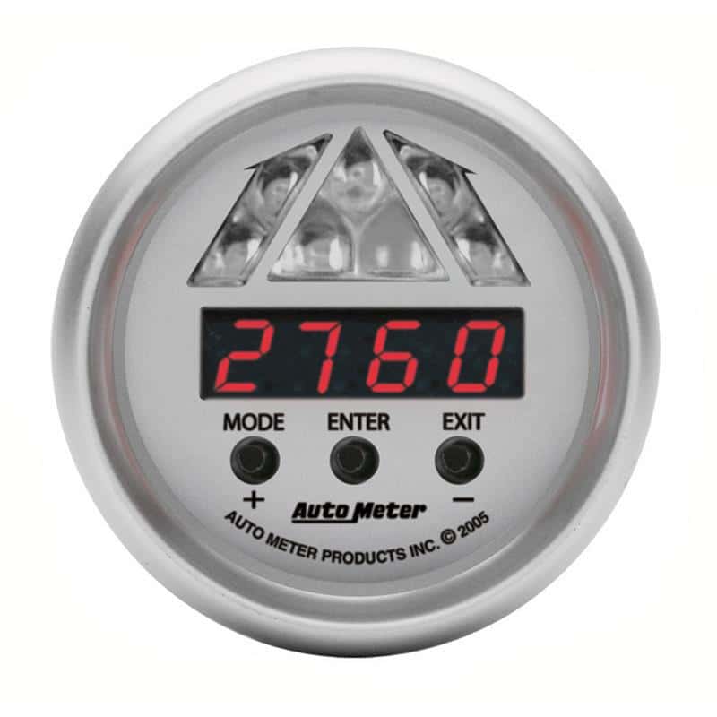 AutoMeter — AutoMeter Gauge Tachometer Digital RPM W/ Led Shift Light Ultra-Lite
2" DIG PRO-SHIFT ULT - view 2