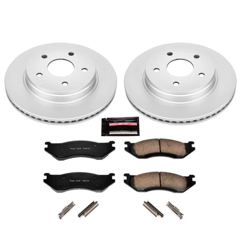 PowerStop — Power Stop 03-05 Dodge Ram 1500 Front Z17 Evolution Geomet Coated Brake Kit - view 1