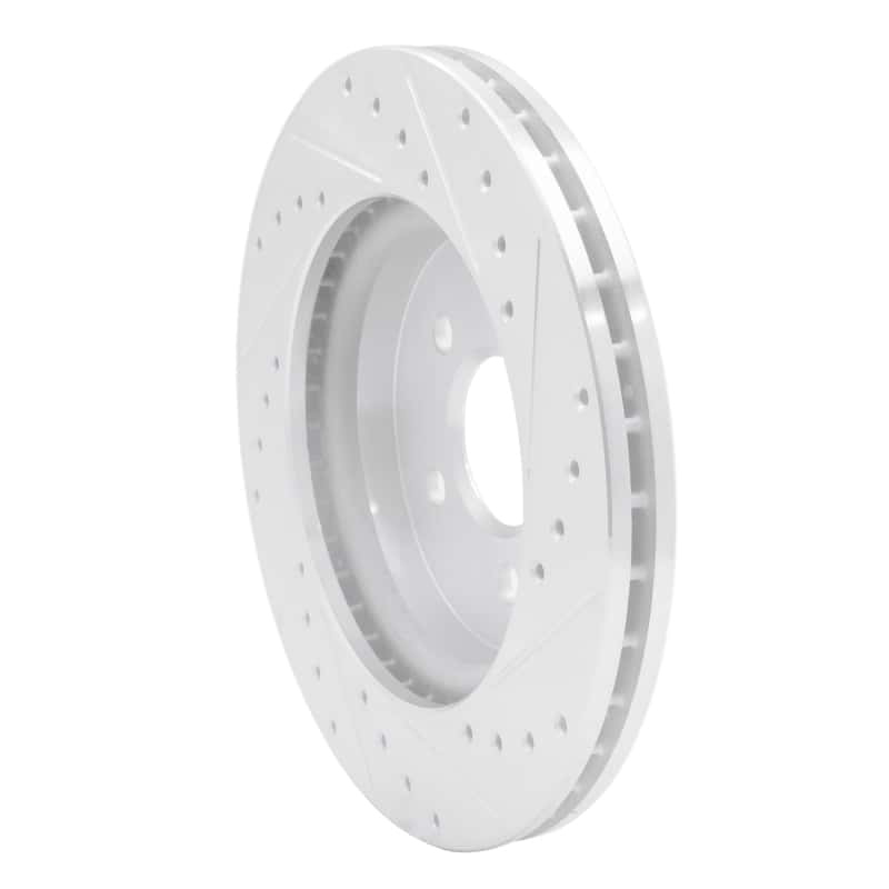 R1 Concepts — R1 98-05 Mercedes-Benz ML320 Front Left Drilled & Slotted Silver Brake Rotor
R1 Brake Rotor Drill - view 4