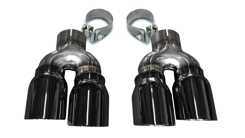 CORSA Performance — Corsa 2016-2019 Cadillac ATS 3.6T 4in Inlet / 4in Outlet Twin Black Tip Kit (For Corsa Exhaust Only)
Exhaust - view 4