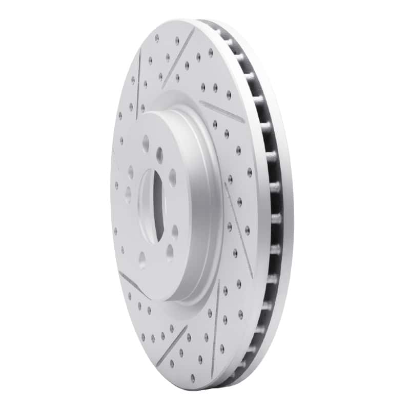 R1 Concepts — R1 06-12 Mercedes-Benz R320 Front Left Drilled & Slotted Geo-Carbon Rotor - view 2
