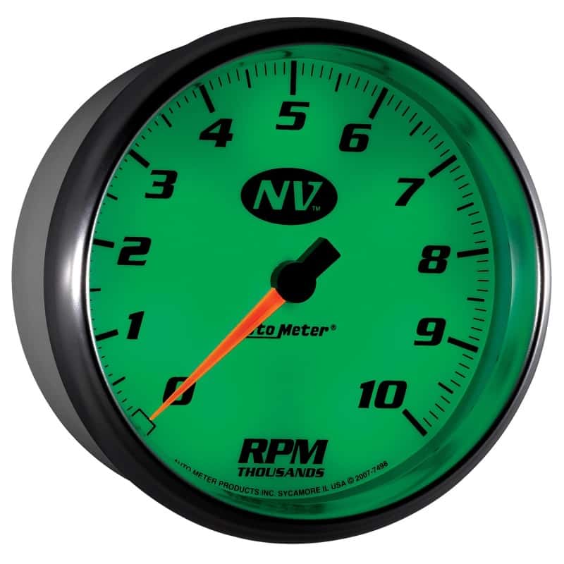 AutoMeter — AutoMeter Gauge Tachometer 5in. 10K RPM In-Dash NV
5" TACH, 10,000 RPM, - view 12