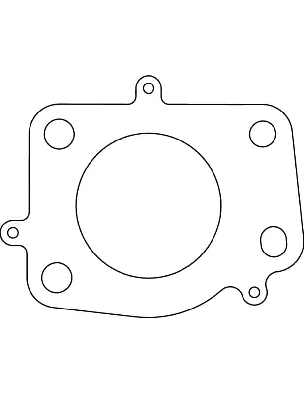 Cometic Gasket — Cometic Nissan MR16DDT .040in MLS Turbo Inlet Gasket
Turbo Inlet Gasket - view 2