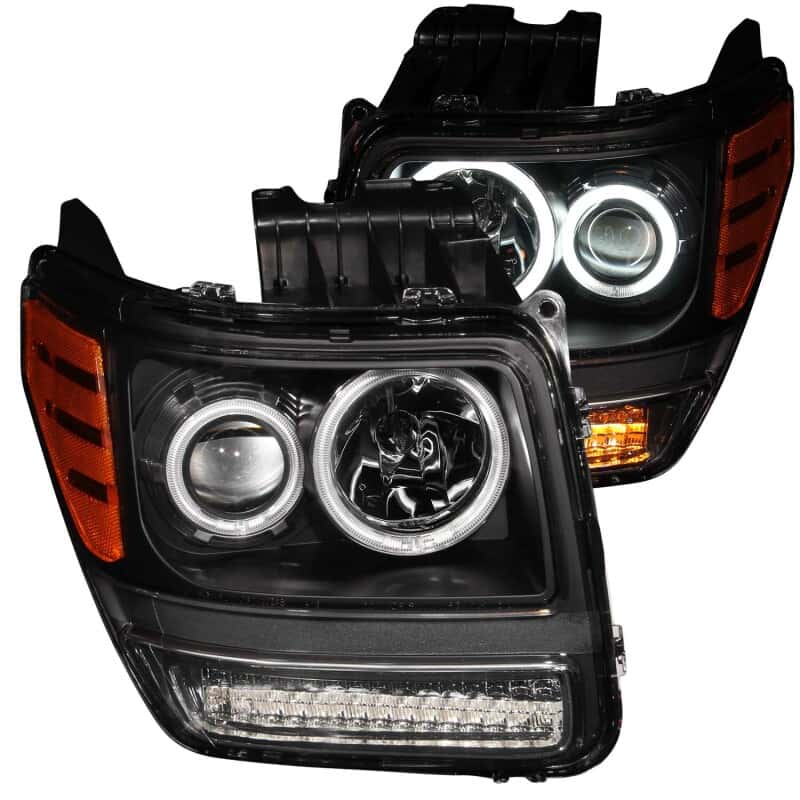 ANZO — ANZO 2007-2012 Dodge Nitro Projector Headlights w/ Halo Black (CCFL) G2
Head Light Set
HdLtSet - view 2