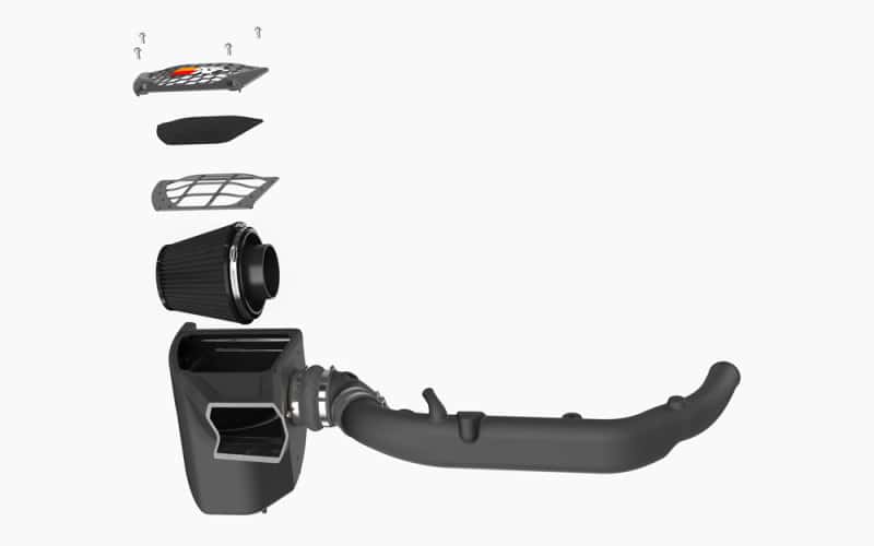 K&N Engineering — K&N 21-23 Ford Bronco 2.7L V6 F/I DRYFLOW Performance Air Intake System
Air Intake System - view 8