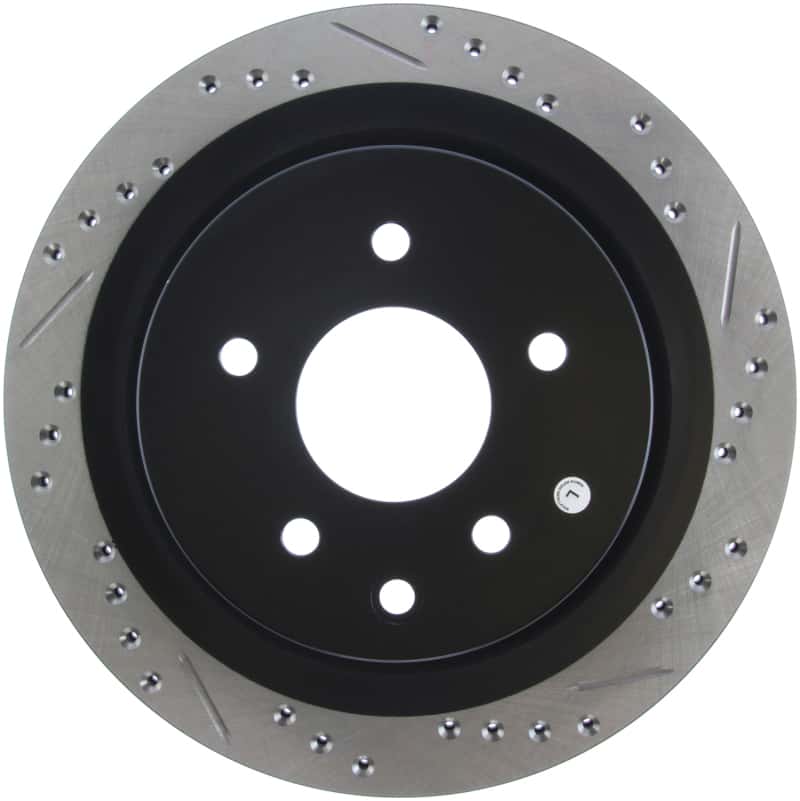 Stoptech — StopTech 06-07 350Z / 05-07 G35 / 06-07 G35X SportStop Slotted & Drilled Rear Left Rotor
Slot/Drill Rotor - view 8