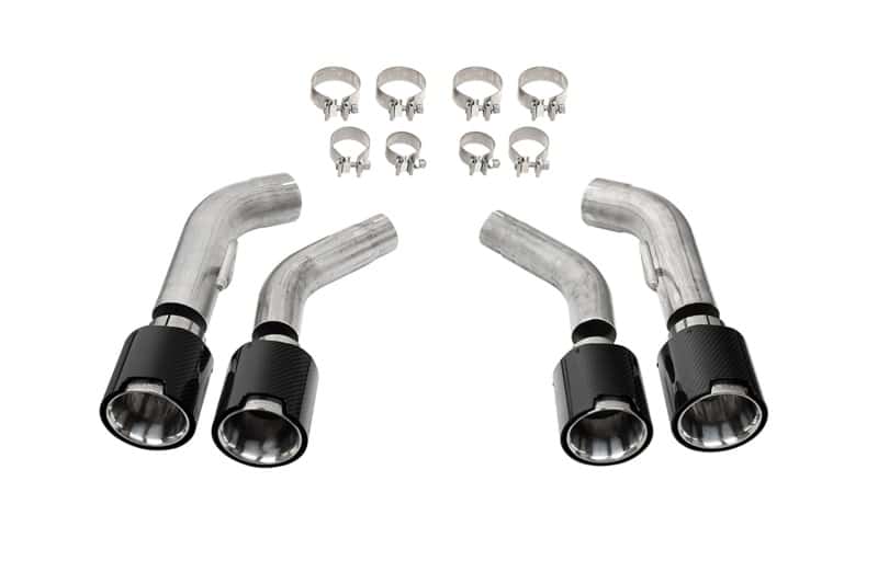 CORSA Performance — Corsa 2016-2024 Chevrolet Camaro SS / ZL1 Carbon Fiber 4.5in Twin Tip Kit
Exhaust - view 1