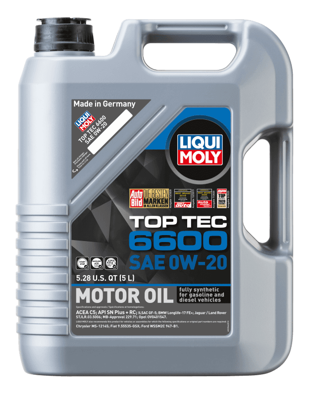 LIQUI MOLY — LIQUI MOLY 5L Top Tec 6600 Motor Oil SAE 0W20 - view 2
