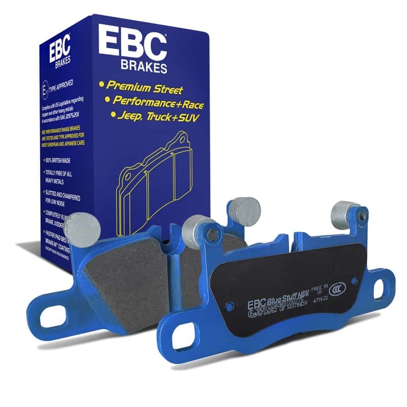 EBC — EBC 2016+ Porsche 911 (991/2 w/Cast Iron Rotors) 3.0TT Carrera Bluestuff Rear Brake Pads
Disc Brake Pad - view 2
