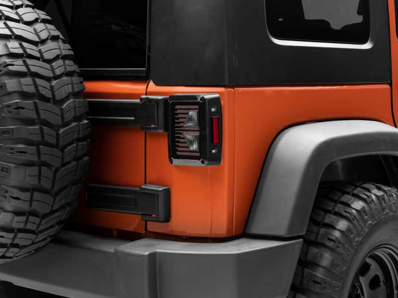 Raxiom — Raxiom 07-18 Jeep Wrangler JK Axial Series Vision LED Tail Lights- Black Housing (Smoked Lens)
Lights - view 4