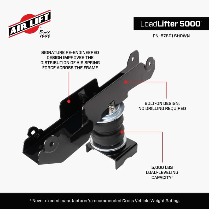 Air Lift — Air Lift 19-24 Mercedes Sprinter 2500 LoadLifter 5000 Air Spring Kit
Susp Leveling Kit - view 3