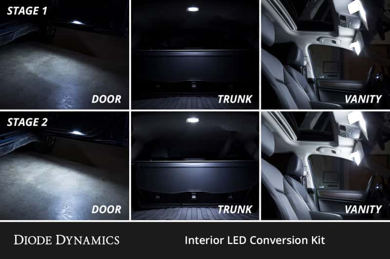 Diode Dynamics — Diode Dynamics 2020+ Subaru Outback Interior LED Kit Cool White Stage 2 - view 5
