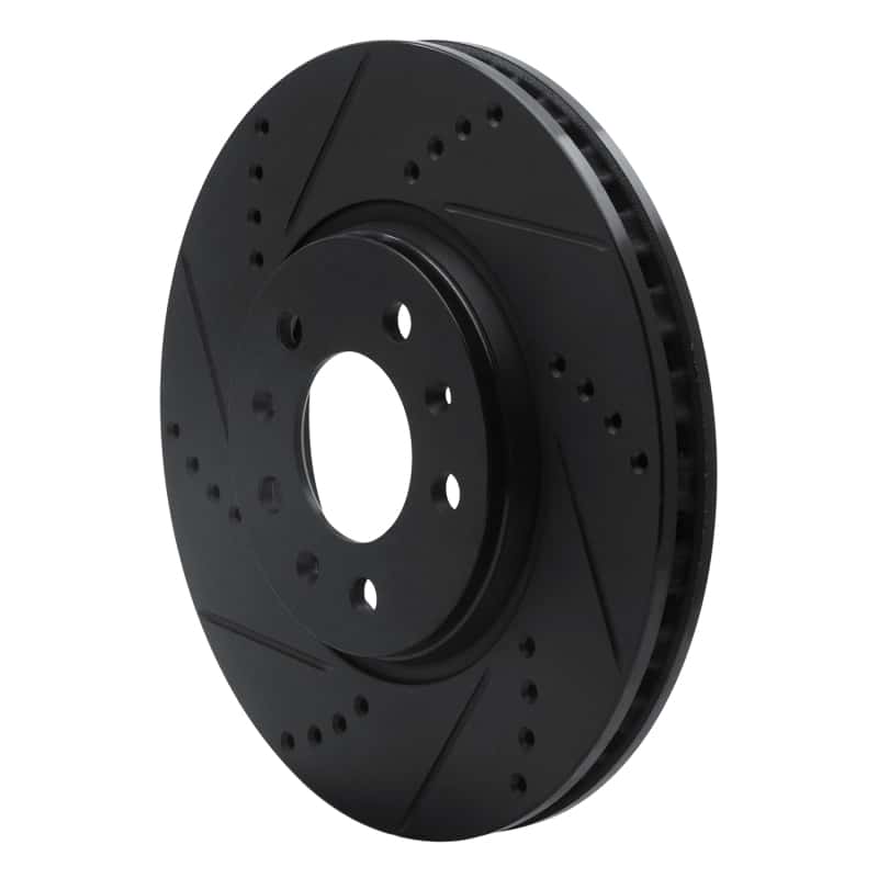 R1 Concepts — R1 06-10 Pontiac Solstice Front Left Drilled & Slotted Black Brake Rotor
R1 Brake Rotor Drill - view 2