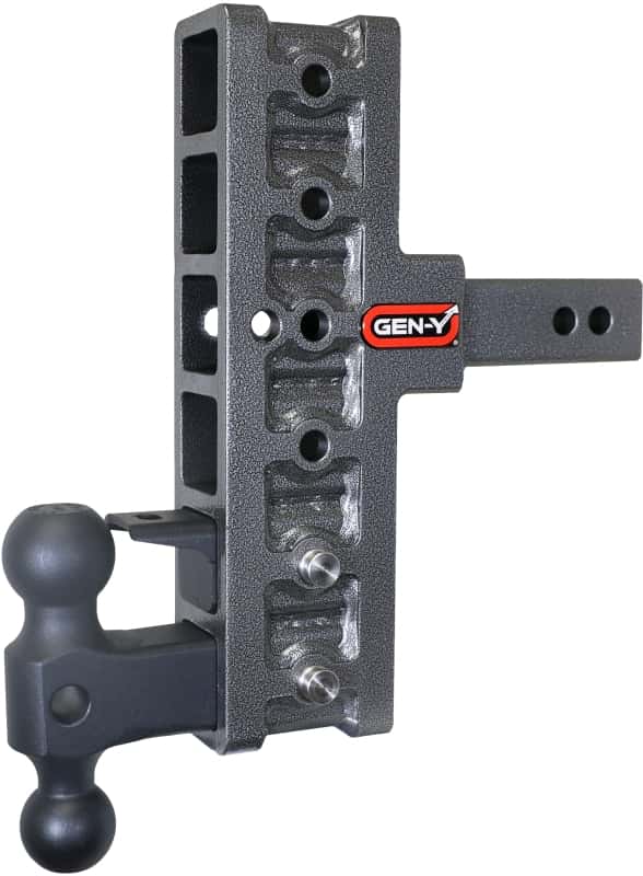 GEN-Y Hitch — Gen-Y Mega Duty 2in Shank 7.5in Offset Drop 10K Hitch w/GH-031 Dual-Ball/GH-032 Pintle Lock
Drop Hitch - view 3