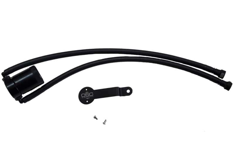 J&L — J&L 14-18 Chevy/GM Truck/SUV 5.3L V8 Driver Side Oil Separator 3.0 - Black Anodized
Oil Separator - view 1
