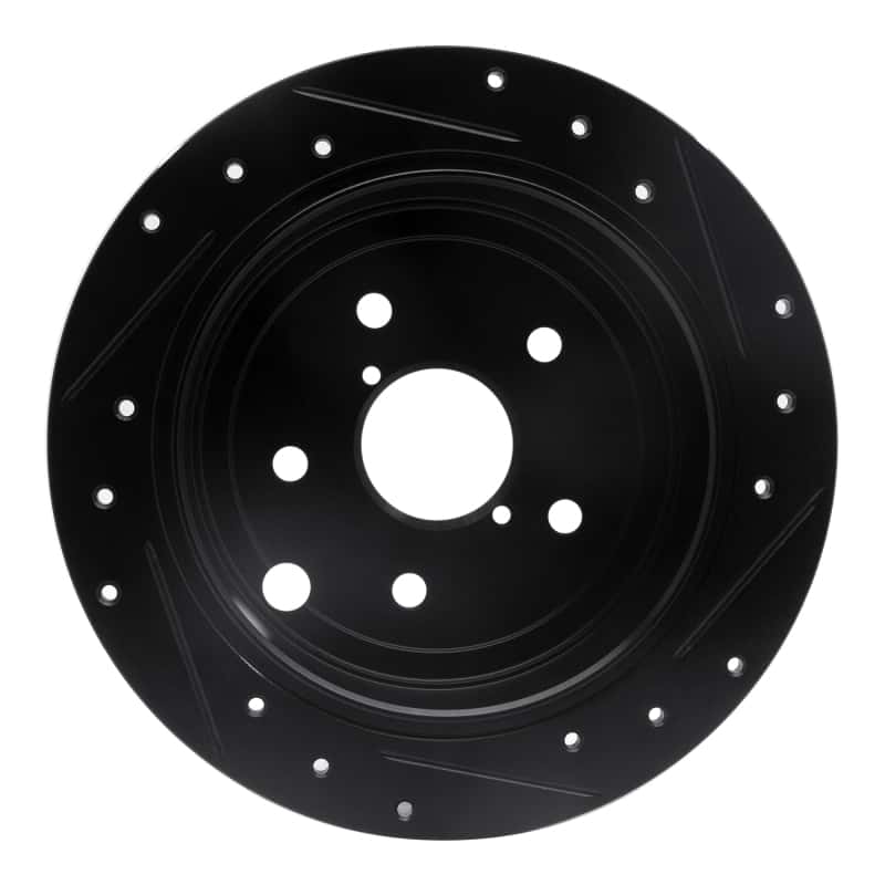R1 Concepts — R1 15-21 Subaru WRX Rear Left Drilled & Slotted Black Brake Rotor
R1 Brake Rotor Drill - view 5