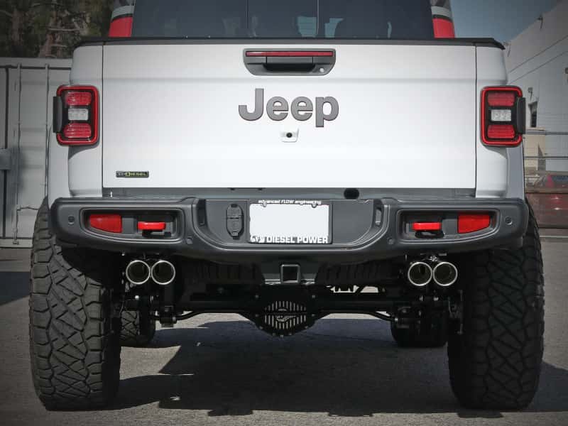 aFe — aFe Vulcan Series 3in 304SS Cat-Back 21 Jeep Gladiator V6-3.0L (td) - Dual Polished Tip
Cat-Back Exhaust - view 4