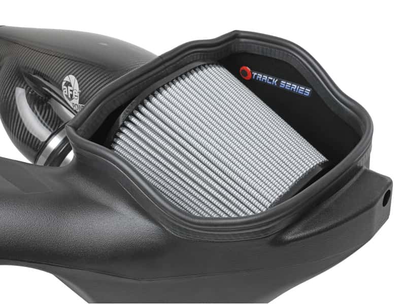 aFe — aFe 17-20 Ford F-150/Raptor Track Series Carbon Fiber Cold Air Intake System With Pro DRY S Filters
Track Series Intake  - view 6