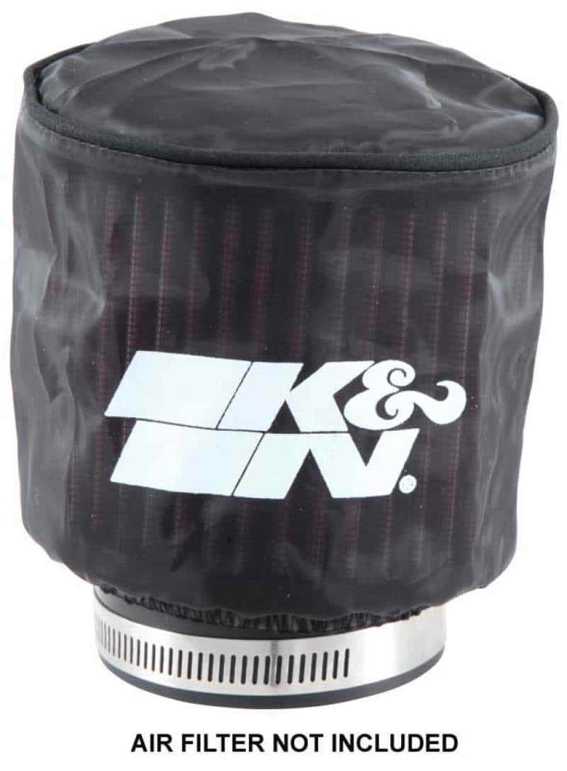 K&N Engineering — K&N Black Drycharger Round Straight Air Filter Wrap 4.5in ID x 4in H - view 3